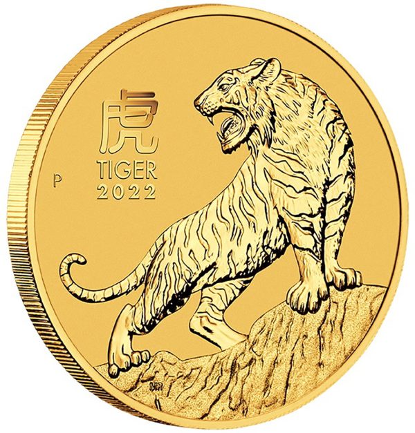 01 2021 YearoftheTiger Gold Bullion Coin OnEdge LowRes