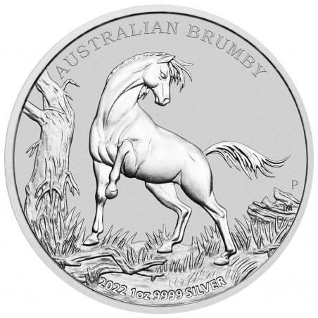 1 oz australian brumby 2022 silver coin