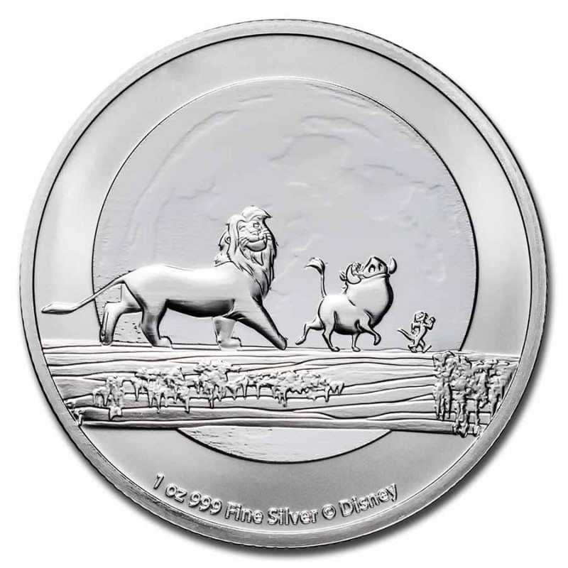 1 oz silver 25th anniversary lion king timon pumbaa 2021 2 hakuna matata