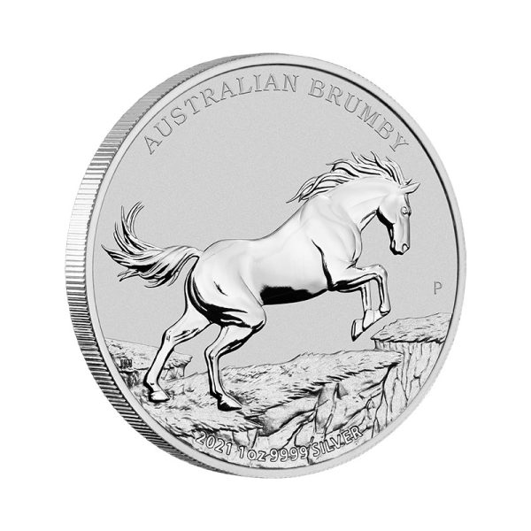 1 oz silver australian brumby horse 2021 1