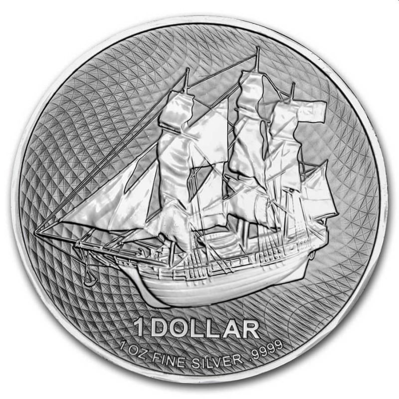 1 oz silver cook islands 2021 1 bounty 2