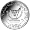 1 oz silver ww the bald eagle 2021 bu 20fr gilded 1