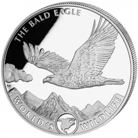 1 oz silver ww the bald eagle 2021 bu