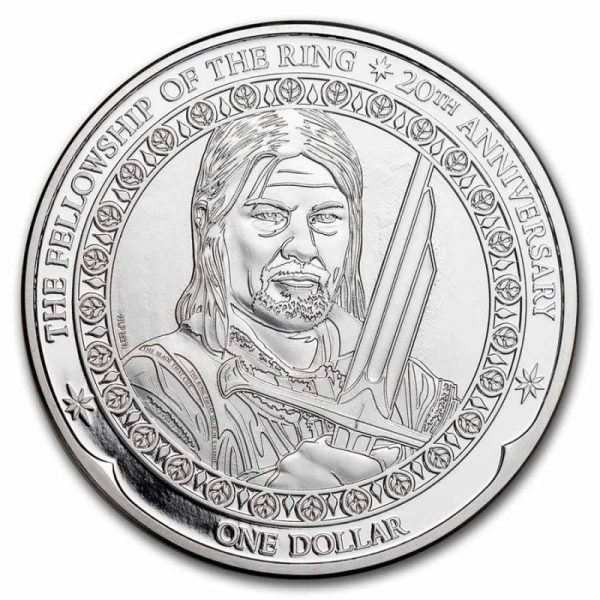 1 troy ounce silver 2021 20 LOTR 2 Boromir