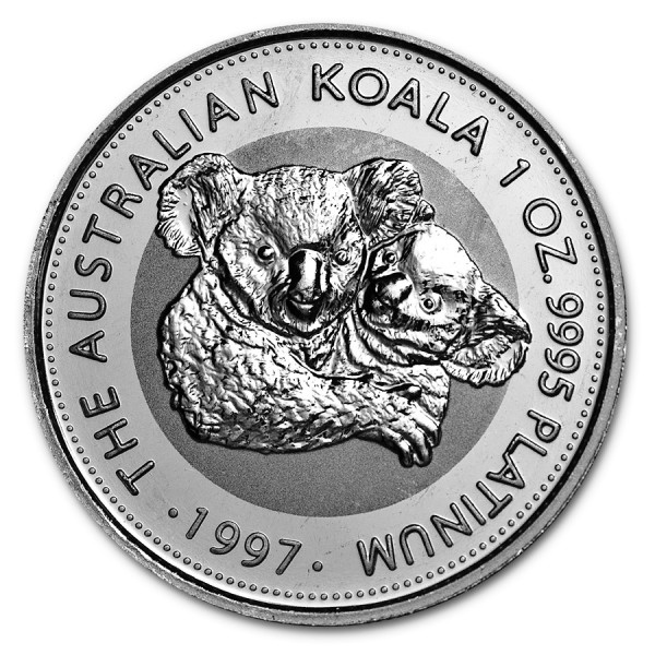 1oz platinum australia koala coin