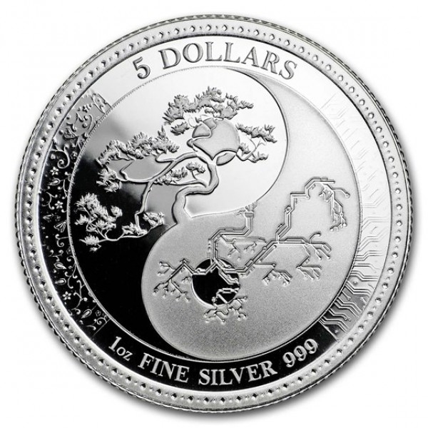 2018 1 oz tokelau silver equilibrium observe coin