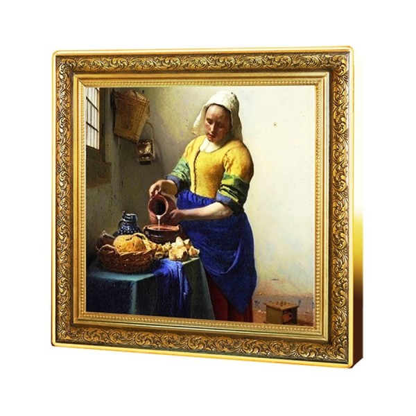 2019 1oz niue the milkmaid johannes vermeer treasures of world painting coin reverse
