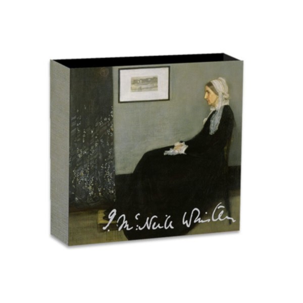 2019 1oz silver whistler mother painting proof coin box