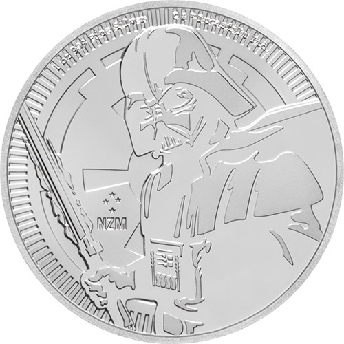 2019 Niue Darth Vader Silver Coin rev