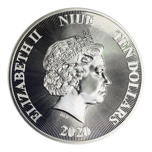 2020 5 oz roaring lion silver coin high reliefII m