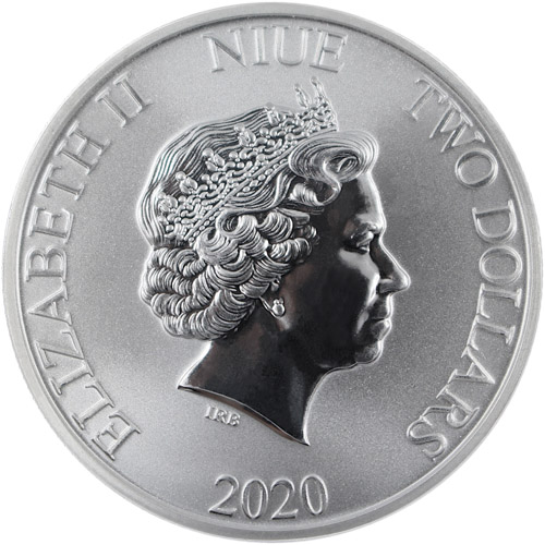 2020 Niue Jurassic Park Silver Coin obv