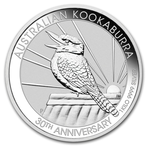 2020 australia 1 kg silver kookaburra
