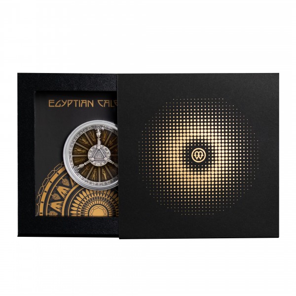 2021 2 oz niue egyptian calendar box