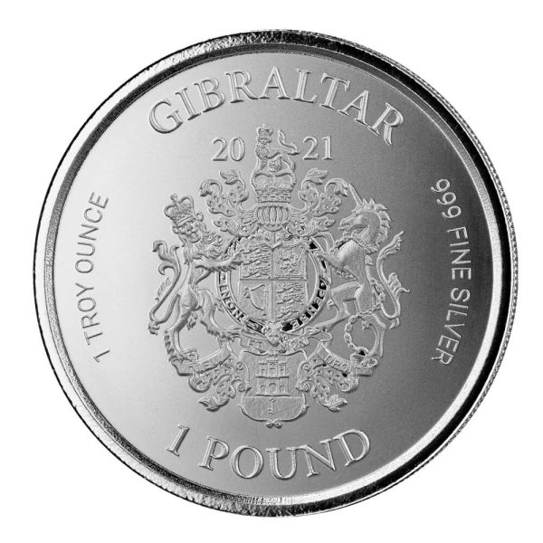 2021 Gibraltar Lady Justice 1 oz Silver Coin 05