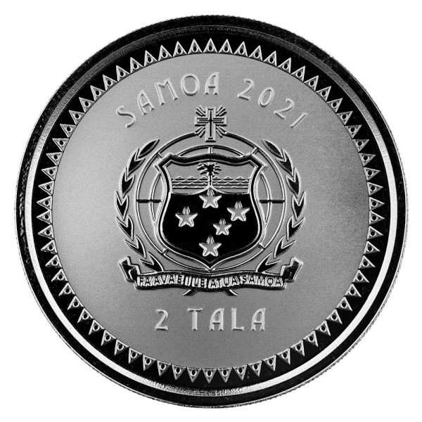 2021 Scottsdale Mint Samoa Seahorse 1 oz Silver Bu 04