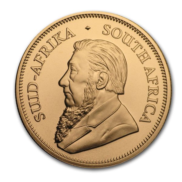 2021 south africa 1 oz gold krugerrand bu 225346 rev