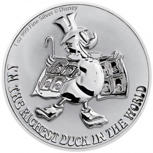 2022 1 oz niue 75th anniv scrooge mcduck rev