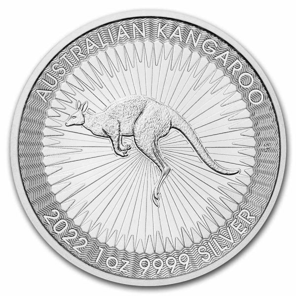 2022 australia 1 oz silver kangaroo bu 241957 slab