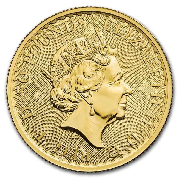 2022 great britain 1 2 oz gold britannia bu 242033 rev