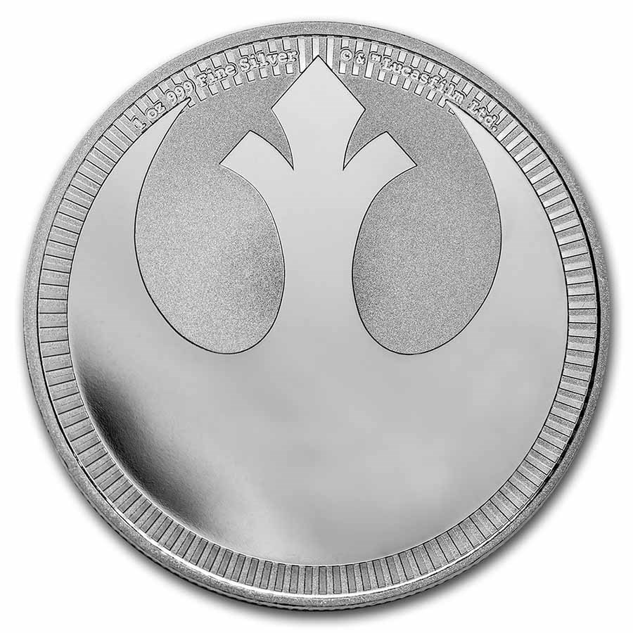 2022 niue 1 oz silver 2 star wars rebel alliance bullion 243690 slab