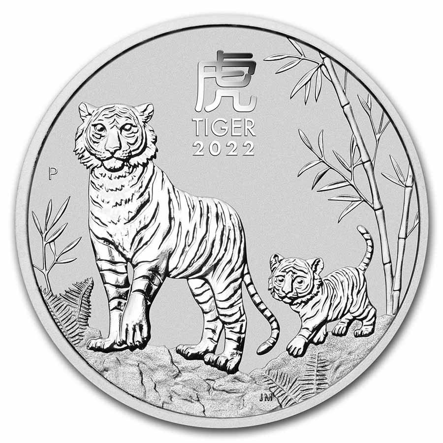 2022 p australia 1 kilo silver lunar tiger bu series iii 237600 slab