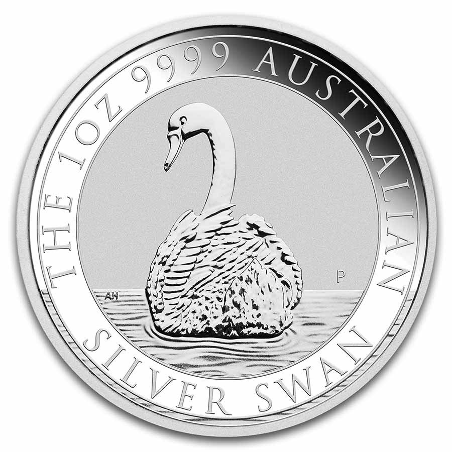 2023 australia 1 oz silver swan bu 273245 slab
