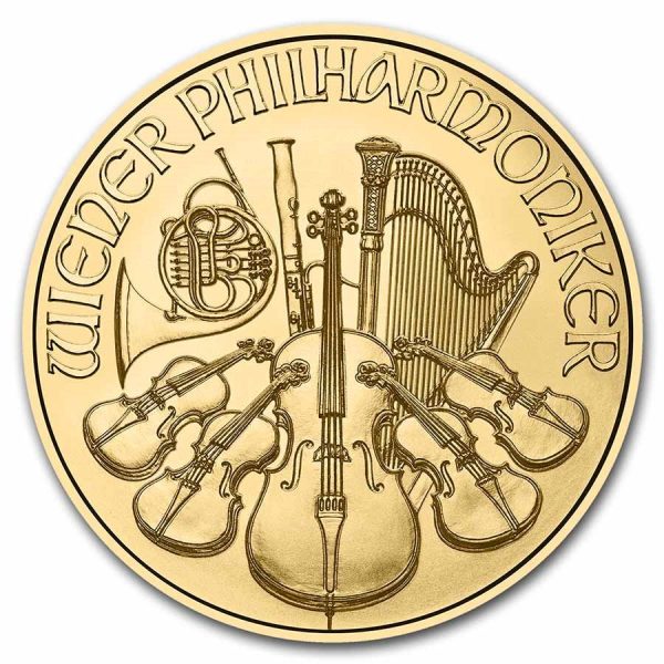 2023 austria 1 4 oz gold philharmonic bu 262829 obv