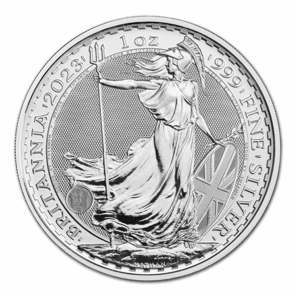 2023 great britain 1 oz silver coronation britannia bu 279345 slab