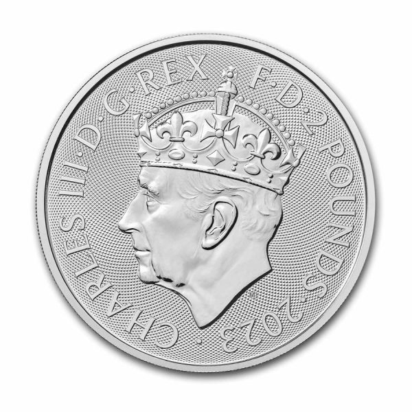 2023 great britain 1 oz silver coronation bu 279348 obv