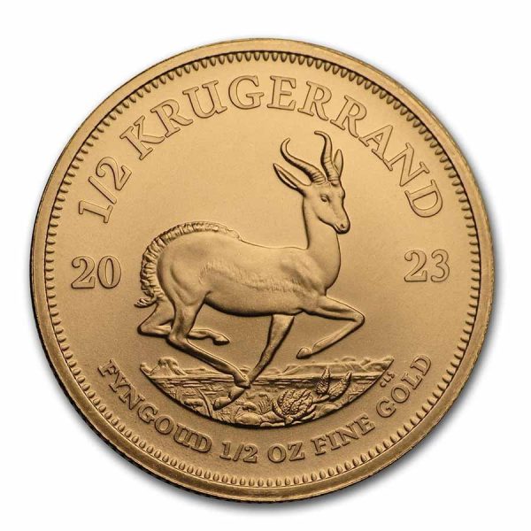 2023 south africa 1 2 oz gold krugerrand bu 268492 obv