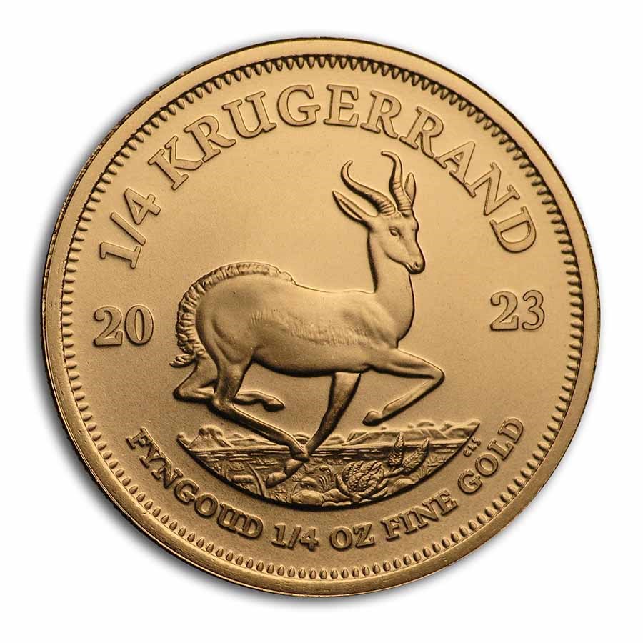 2023 south africa 1 4 oz gold krugerrand bu 268494 obv