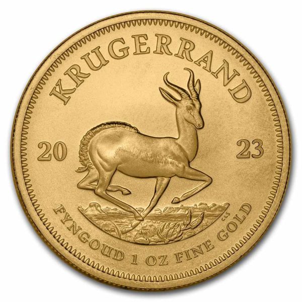 2023 south africa 1 oz gold krugerrand bu 260268 obv