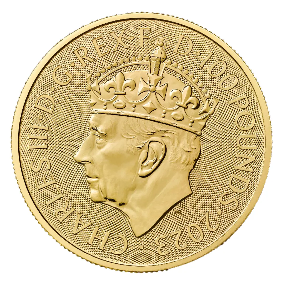2023 uk king charles iii coronation britannia 1oz gold coin 1