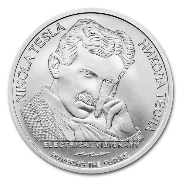 22 silver serbia tesla