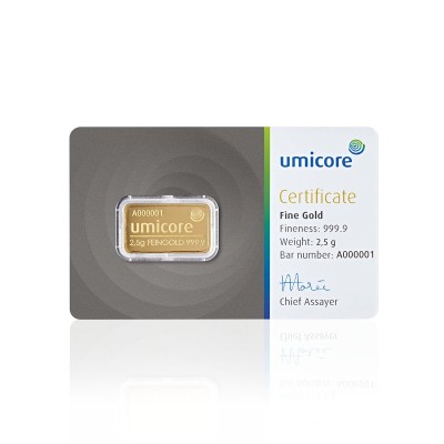 25 g umicore goldbarren 1