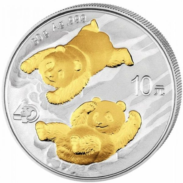 30 gr silver panda 2022 coloured yuan 10