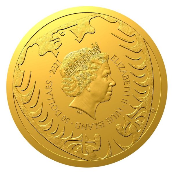 Gold  Czech Lion 1oz 2021 back