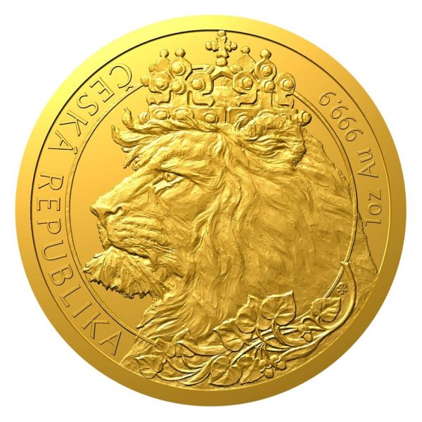 Gold  Czech Lion 1oz 2021 front