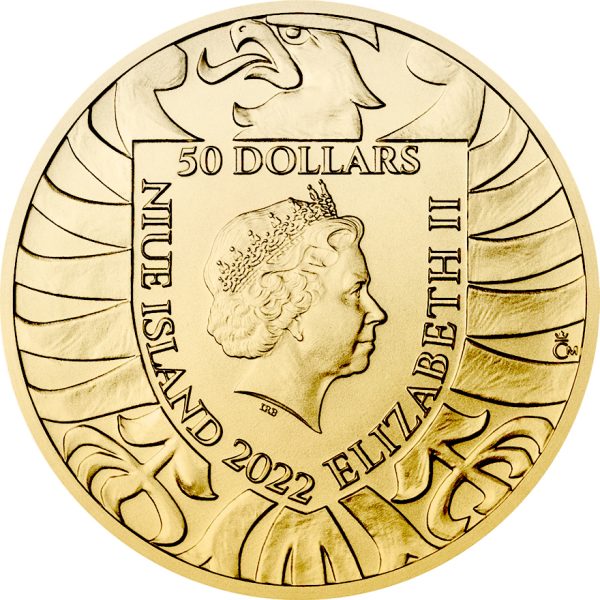 Gouden munt kopen Gold Czech Lion 1oz 2022 back