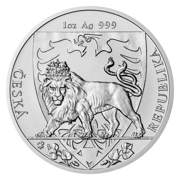 Goudverzekerd Niue Czech Lion 1 troy ounce zilveren munt 2020 2