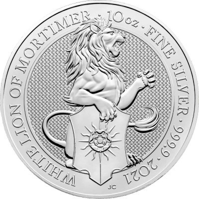 Lion 10 troy ounce voor