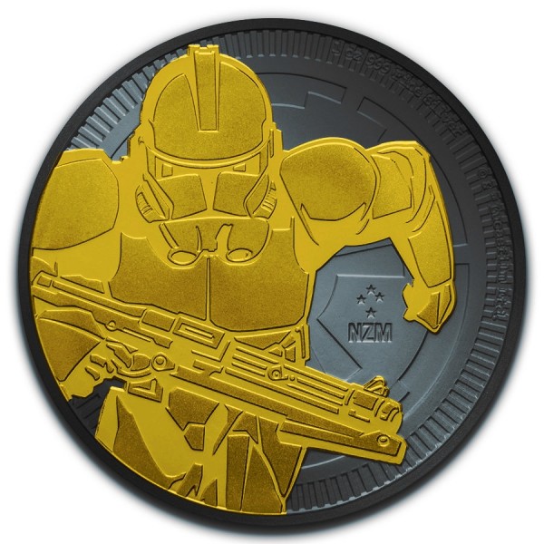 Niue Star Wars Clone Trooper Ruthenium 1 troy ounce zilveren munt 2019 3