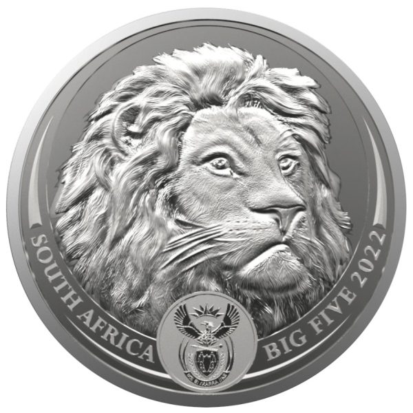 Numismatik 2022 Big Five II Lion 1 Oz silver VS