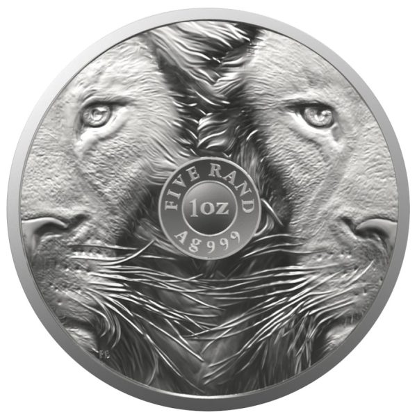 Numismatik 2022 Big Five II Lion 1 Oz zilver RS