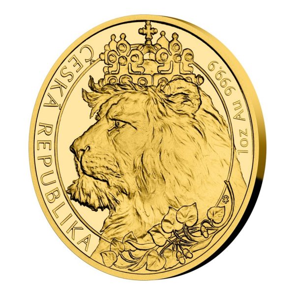 Numismatik gold 2021 czech.lion PP VS fron