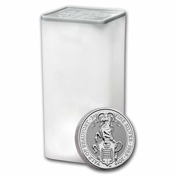 Queens Beast Yale 2 troy ounce zilveren munt 2019 3