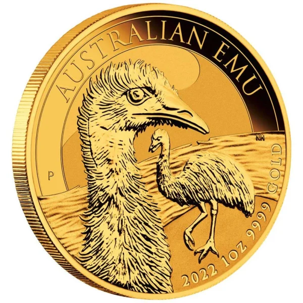 australian emu 2022 1 oz gold 12