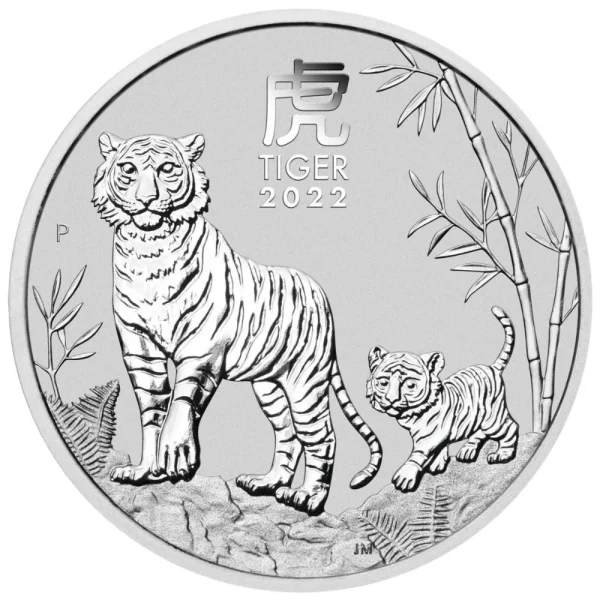 australien lunar iii 2022 tiger 5 oz silver