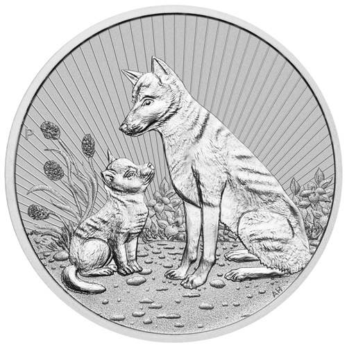 eng pl The Next Generation Mother and Baby Dingo 2 oz Silver 2022 Piedfort Individual Bullion Coin 6264 2