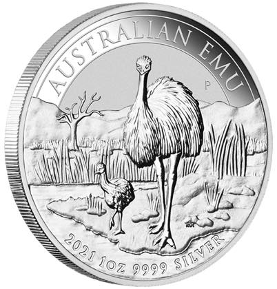 eng pm Australian Emu 1 oz Silver 2021 5008 3